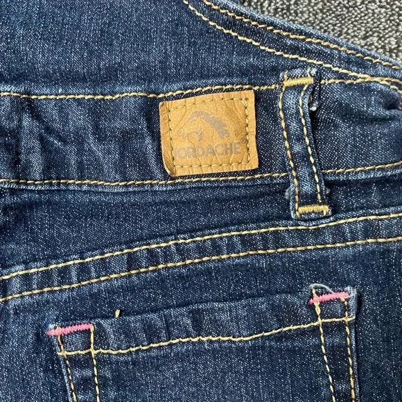 Jordache Dark Blue Kids Denim Overalls with Button Accents Size 3T - Picture 5 of 7